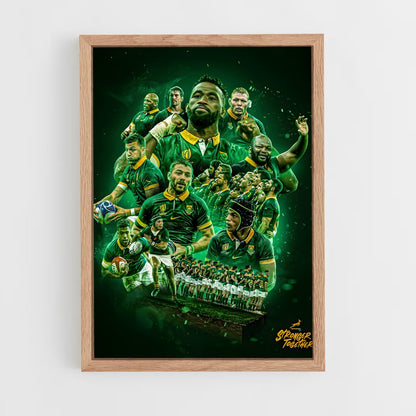 springboks-18 cadre Bois clair