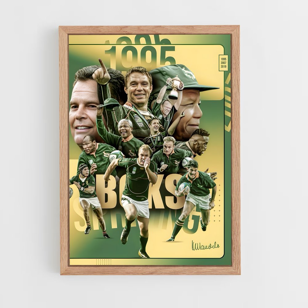 springboks-3 cadre Bois clair