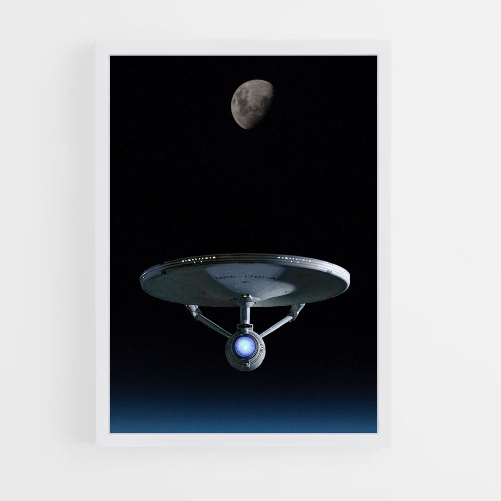 Star Trek Mond Poster