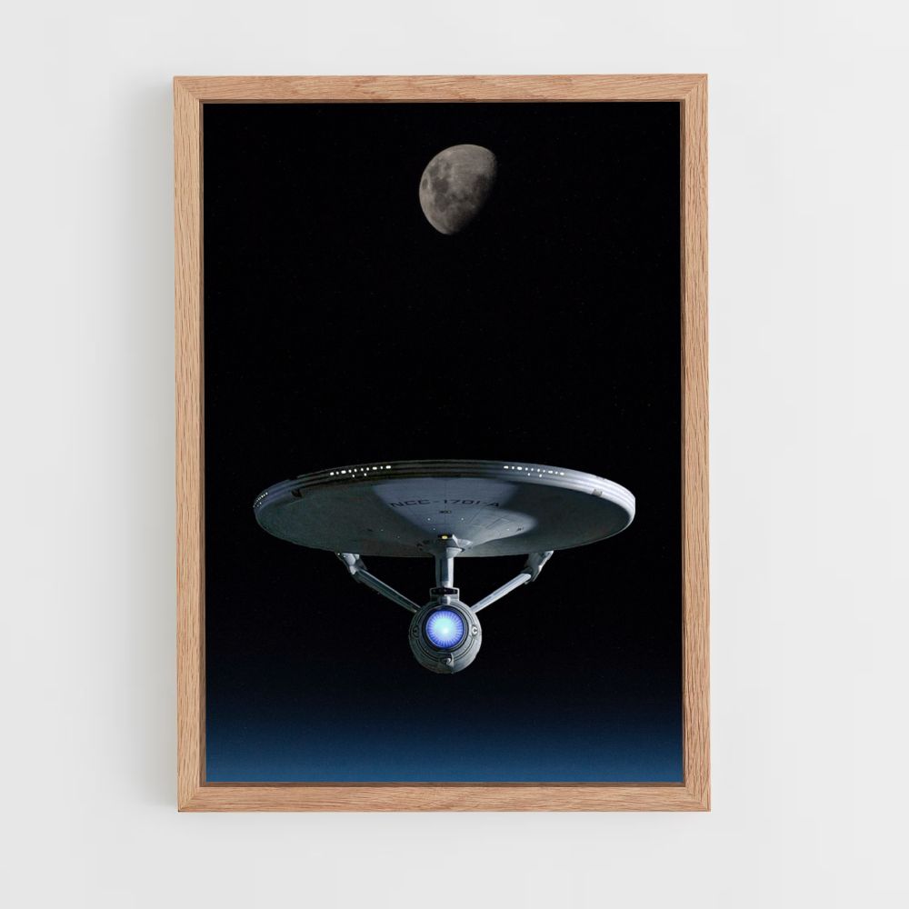 Star Trek Mond Poster