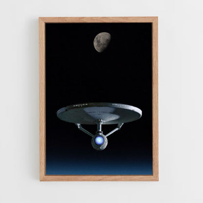 Star Trek Mond Poster