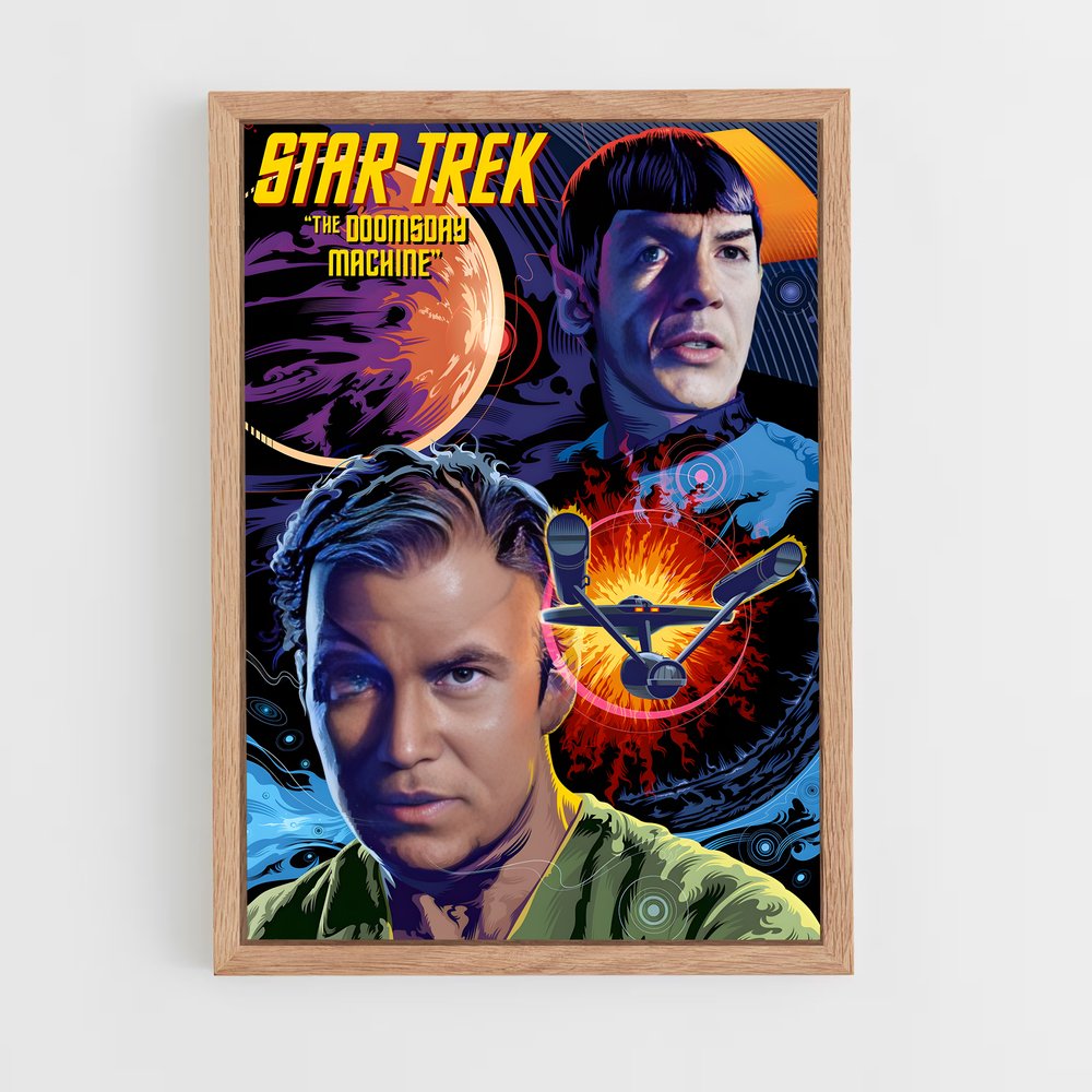 star-trek-14 cadre Bois clair