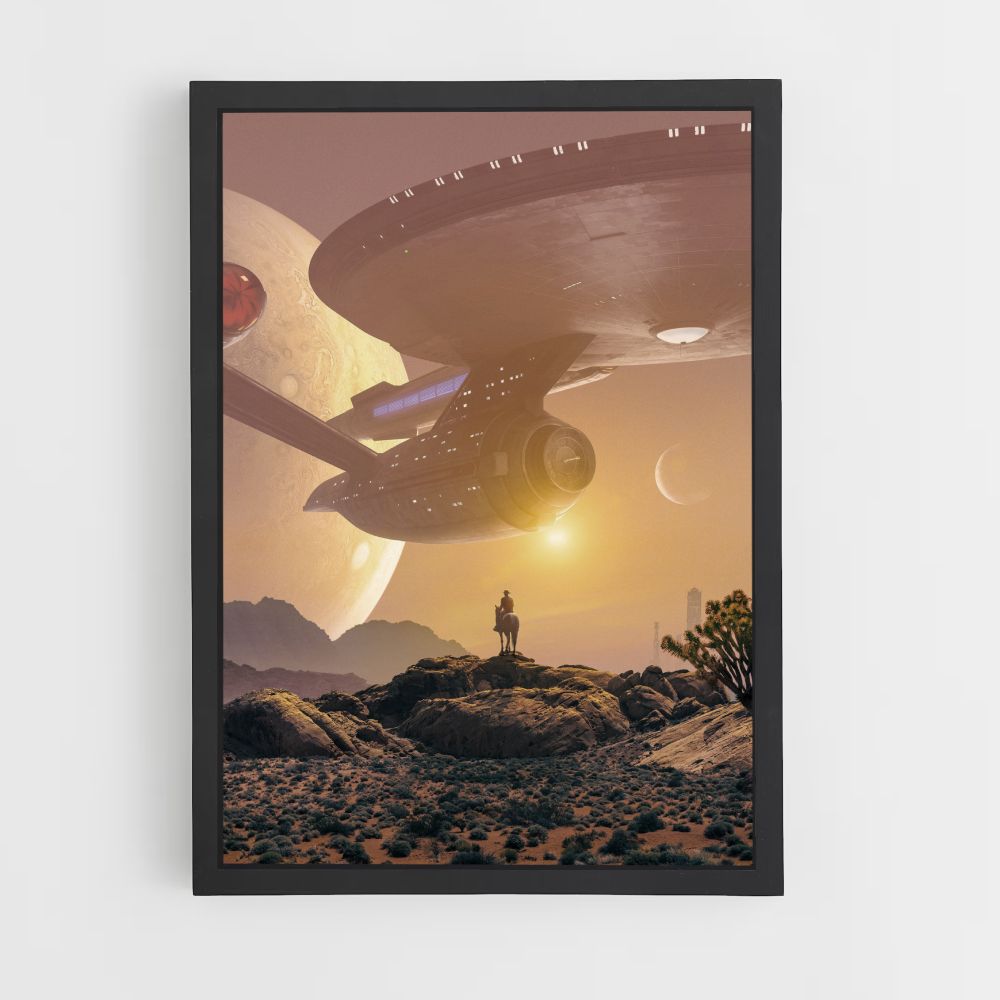 Poster Star Trek Schiff