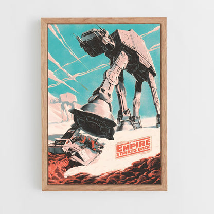 star-wars-13 cadre Bois clair
