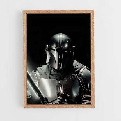 star-wars-14 cadre Bois clair