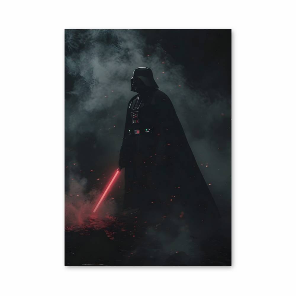 Poster Dark Vador Brume