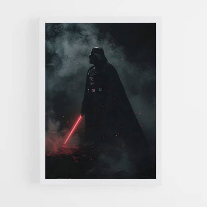 Poster Darth Vader Nebel