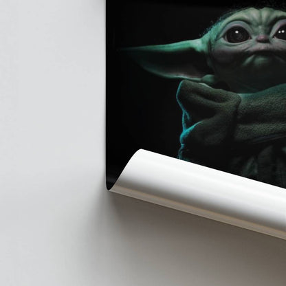 Süßes Baby Yoda Poster