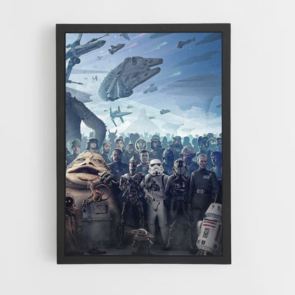 Poster Star Wars Krieg