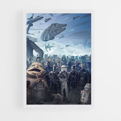 Poster Star Wars Krieg