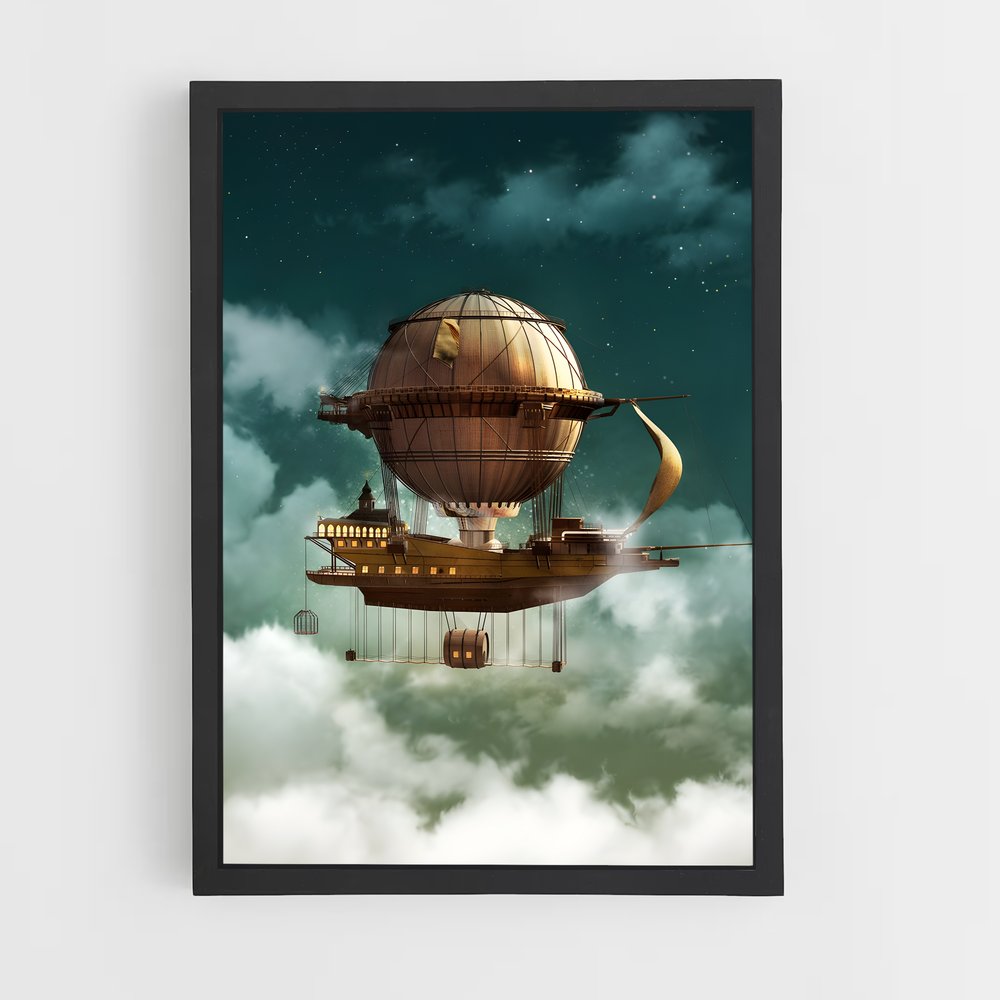 steampunk-11 cadre Noir