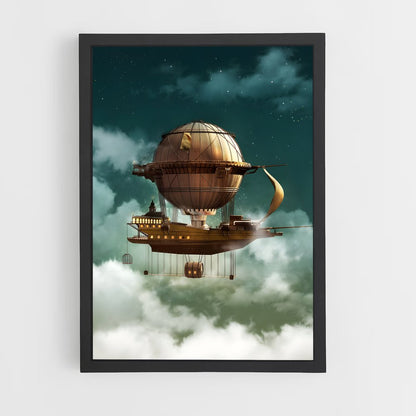 steampunk-11 cadre Noir