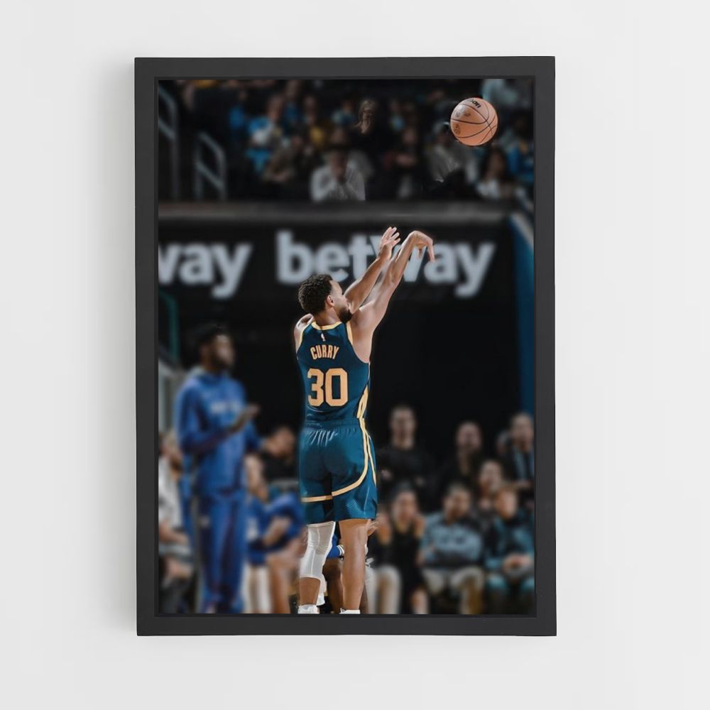 Plakataufnahmen von Stephen Curry