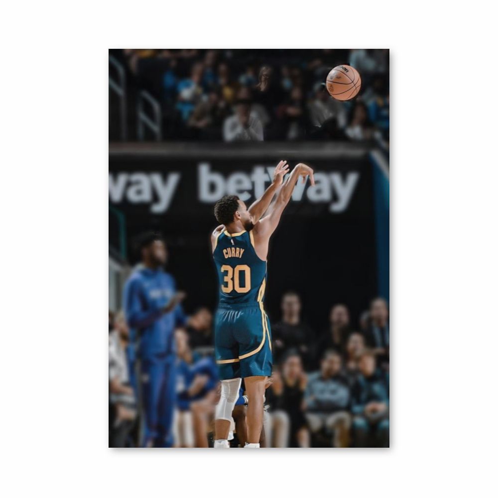 Plakataufnahmen von Stephen Curry