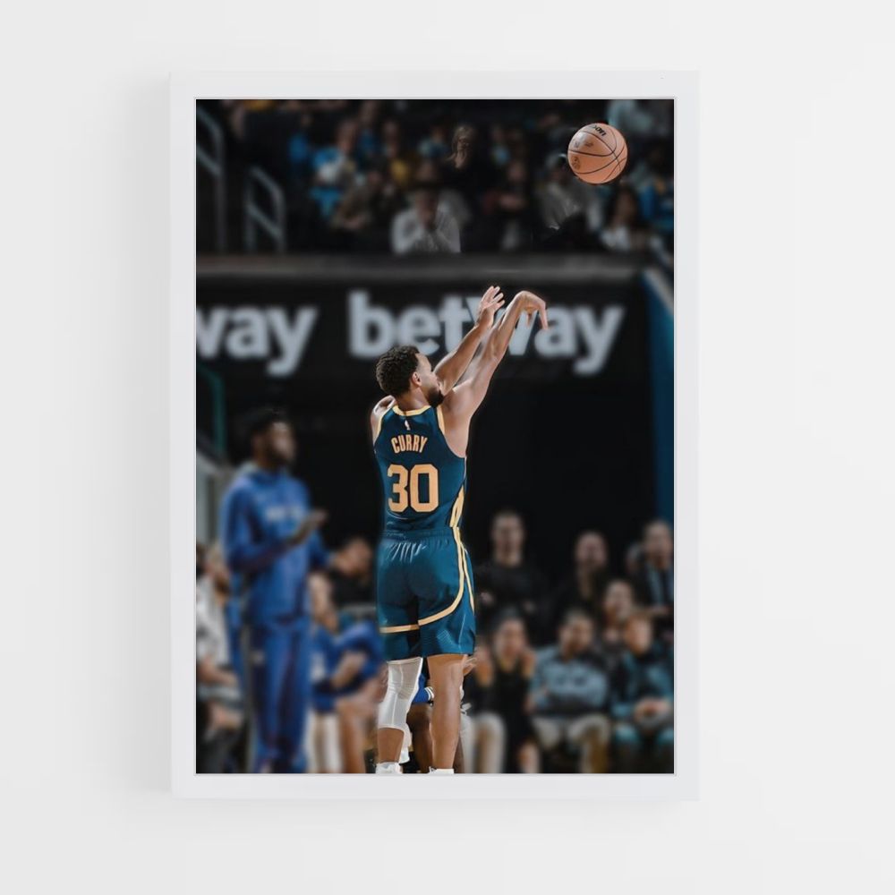 Plakataufnahmen von Stephen Curry