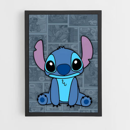 stitch-9 cadre Noir