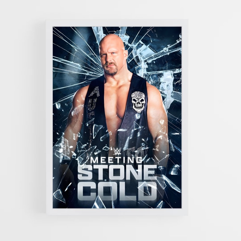 stone-cold-15 cadre Blanc