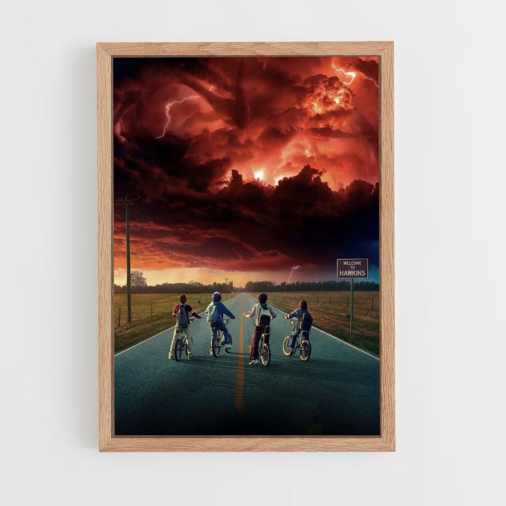 Poster Stranger Things Gewitter