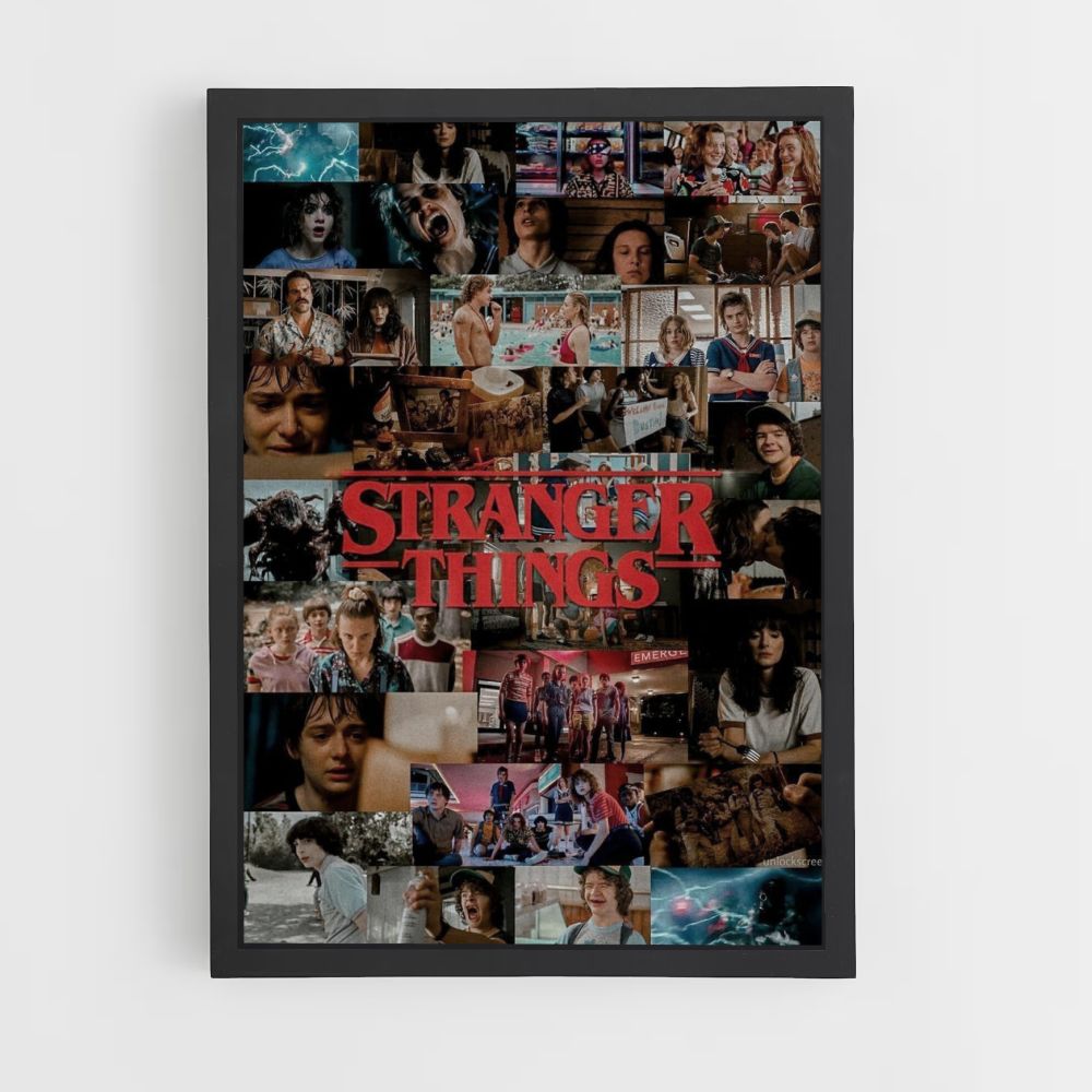 Fotoposter „Stranger Things“.