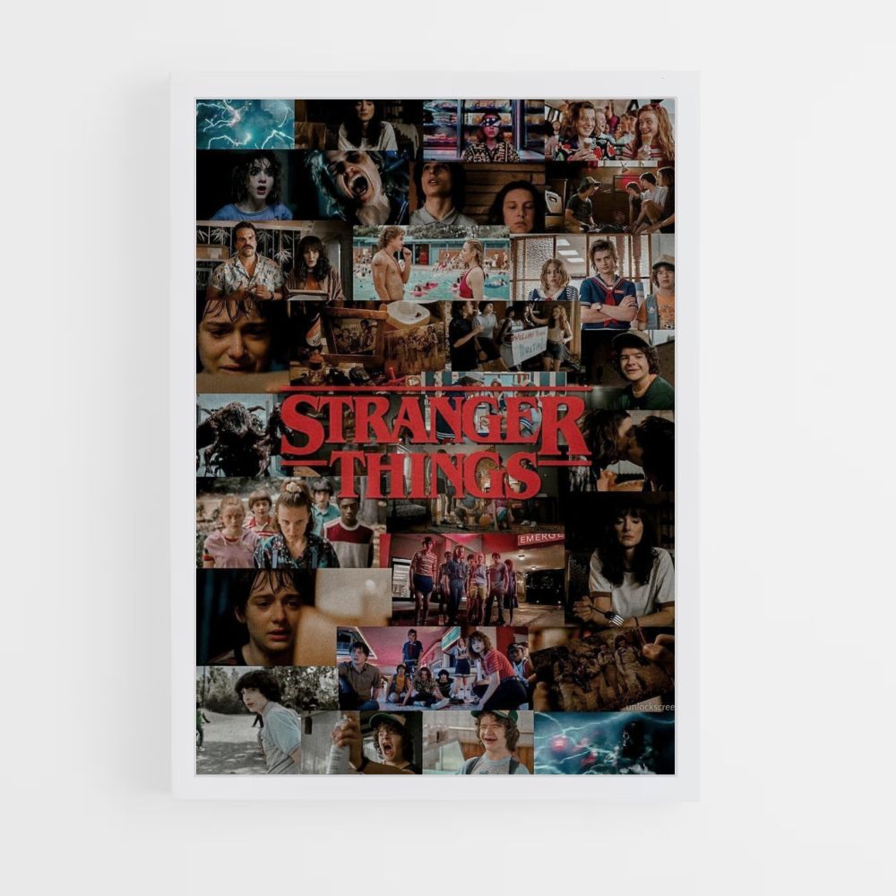 Fotoposter „Stranger Things“.