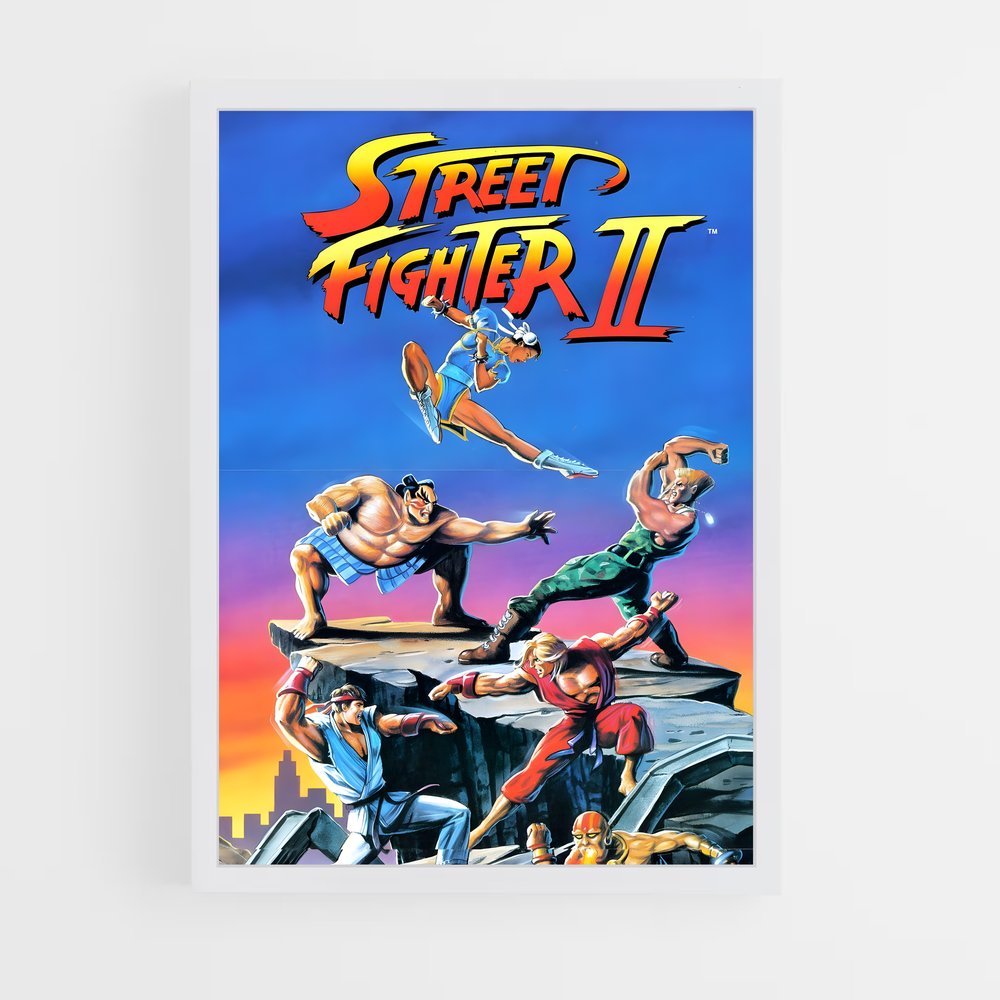 street-fighter-15 cadre Blanc