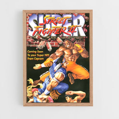 street-fighter-5 cadre Bois clair