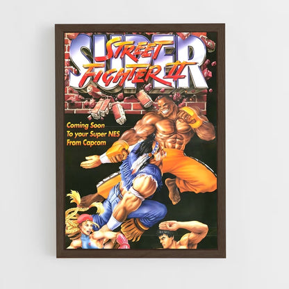 street-fighter-5 cadre Bois foncé
