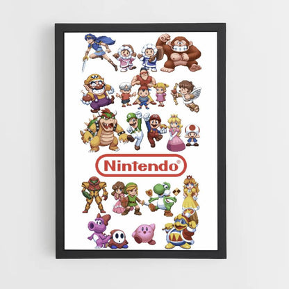 Poster Super Smash Bros. Pixel