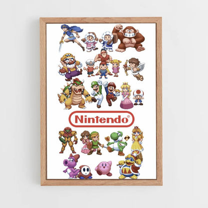 Poster Super Smash Bros. Pixel