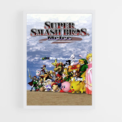 Poster Super Smash Bros. Melee