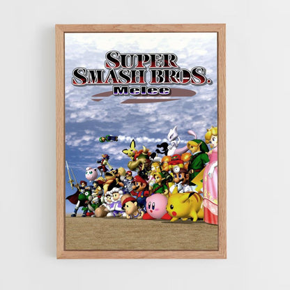 Poster Super Smash Bros. Melee