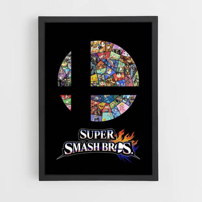 Poster Super Smash Bros. Logo