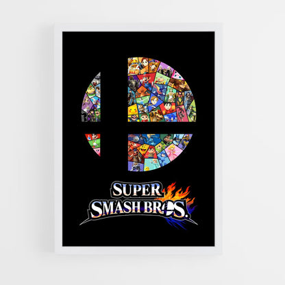 super-smash-bros-8 cadre Blanc