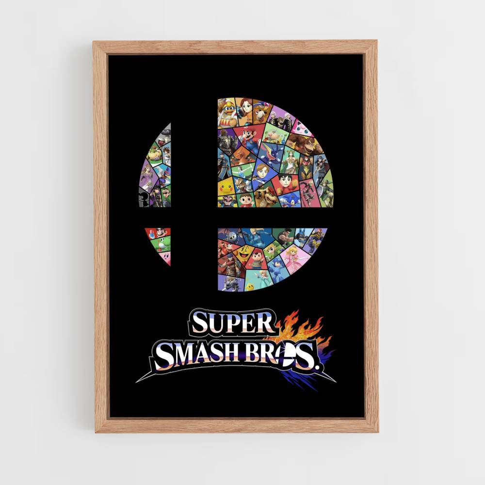 Poster Super Smash Bros. Logo