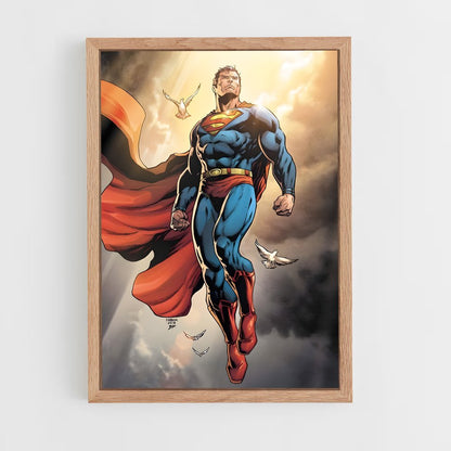 superman-3 cadre Bois clair