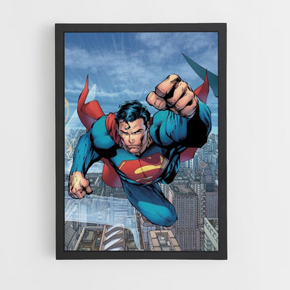 Poster Superman fliegt