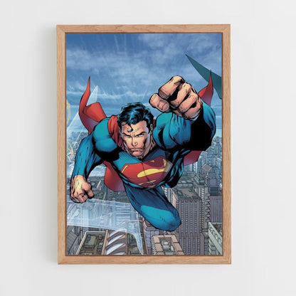 Poster Superman fliegt