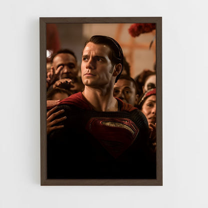 superman-9 cadre Bois foncé
