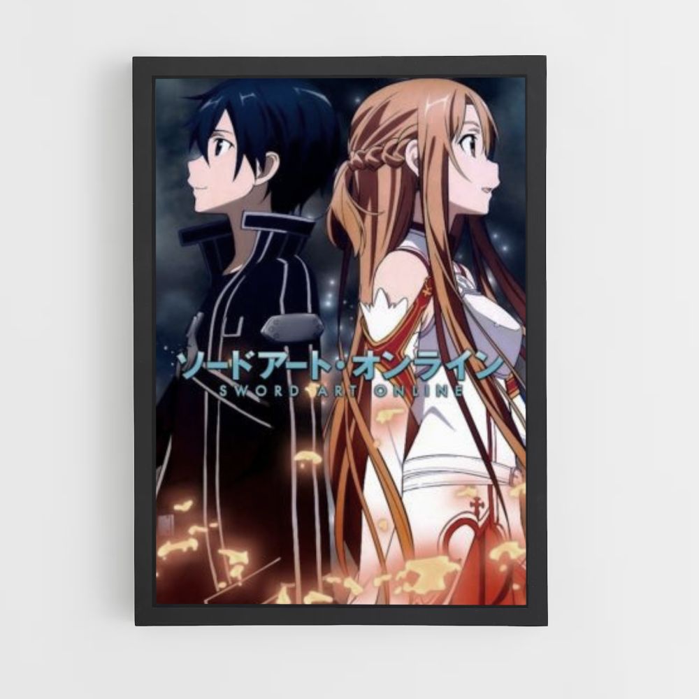 Poster Kirito und Asuna