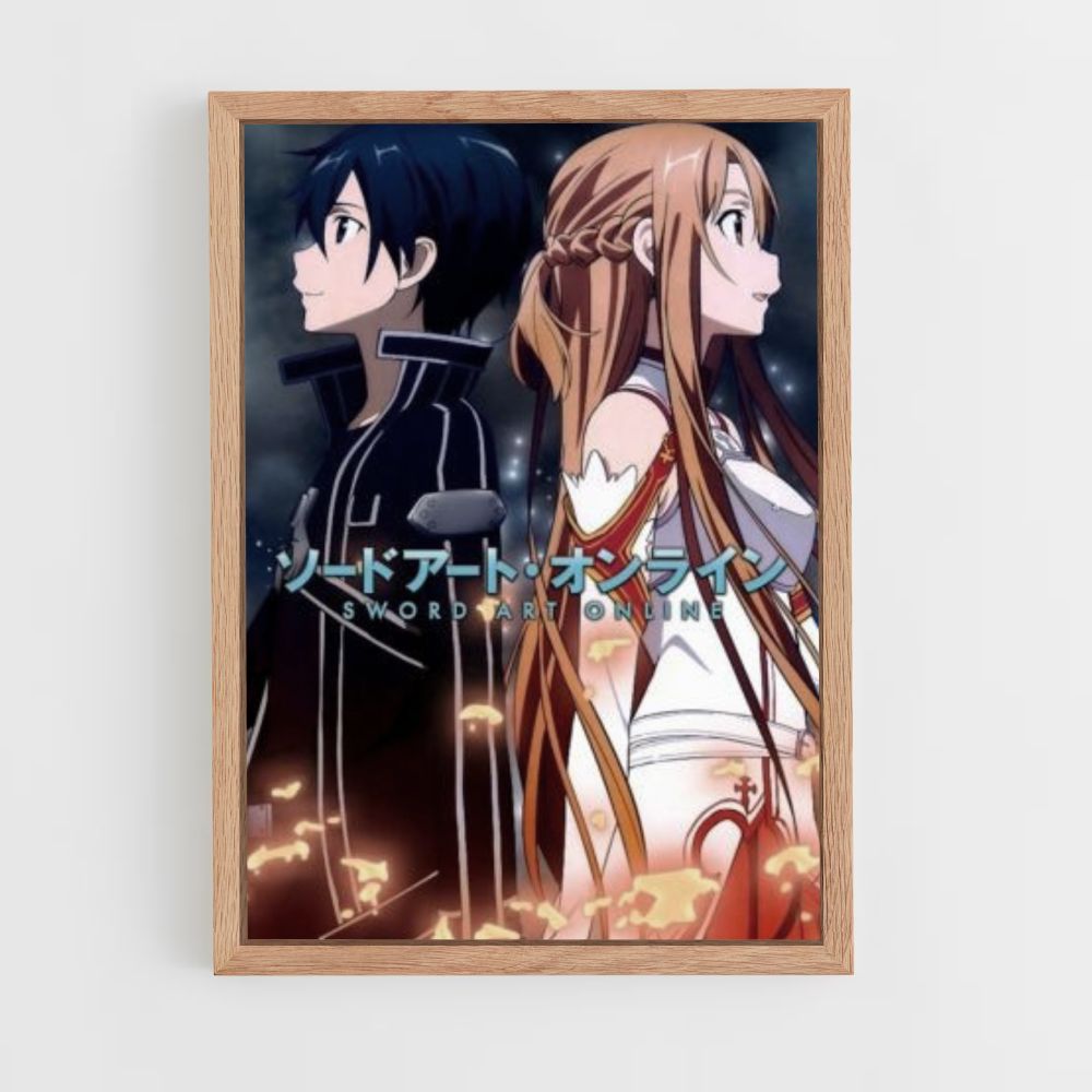 Poster Kirito und Asuna