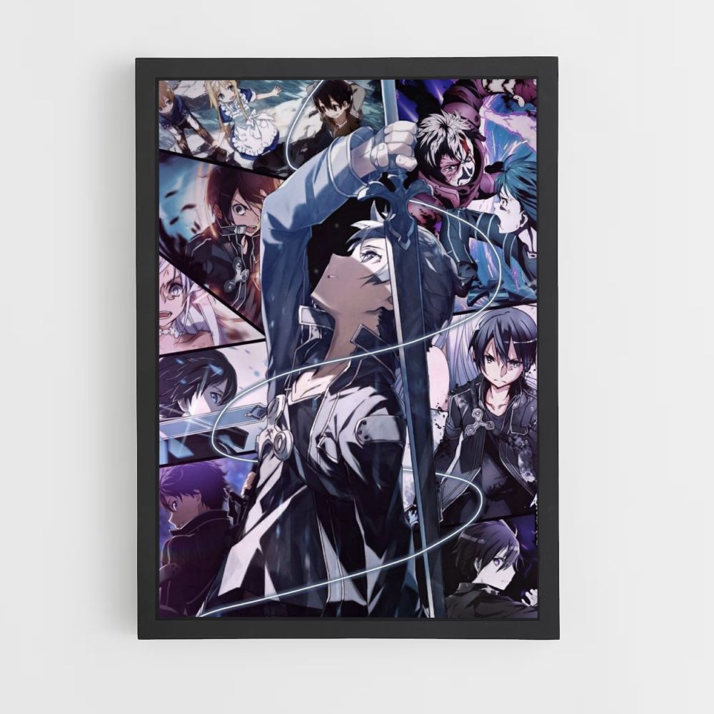 Poster Kirito Schwert