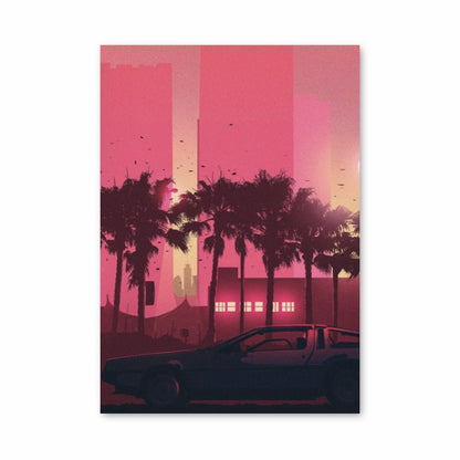 Poster Synthwave Auto