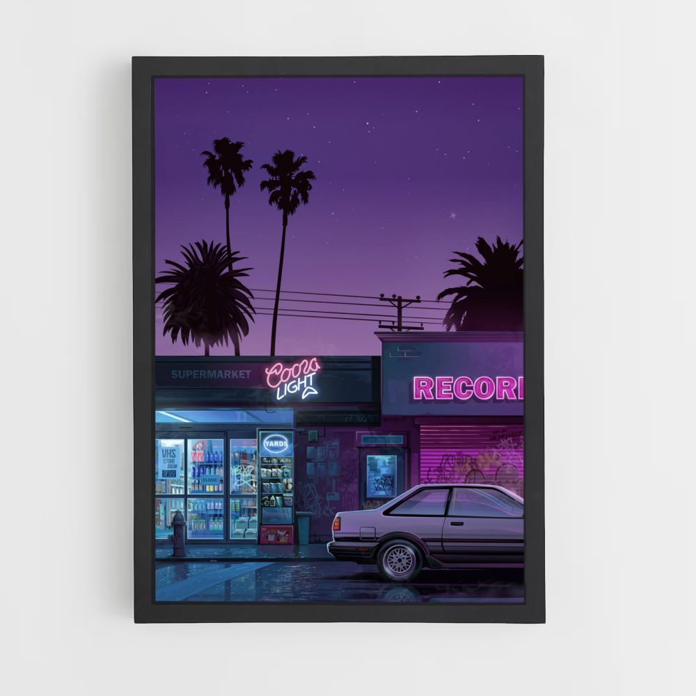 Poster Synthwave Store