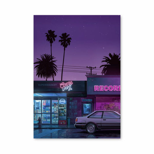 Poster Synthwave Store