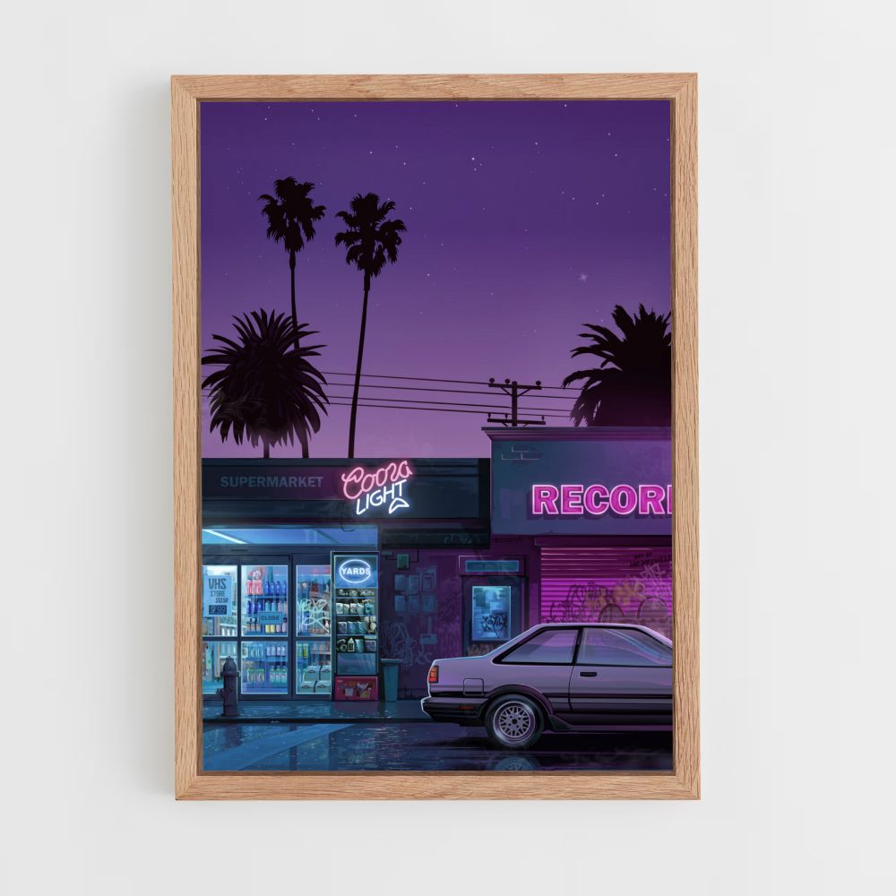 Poster Synthwave Store