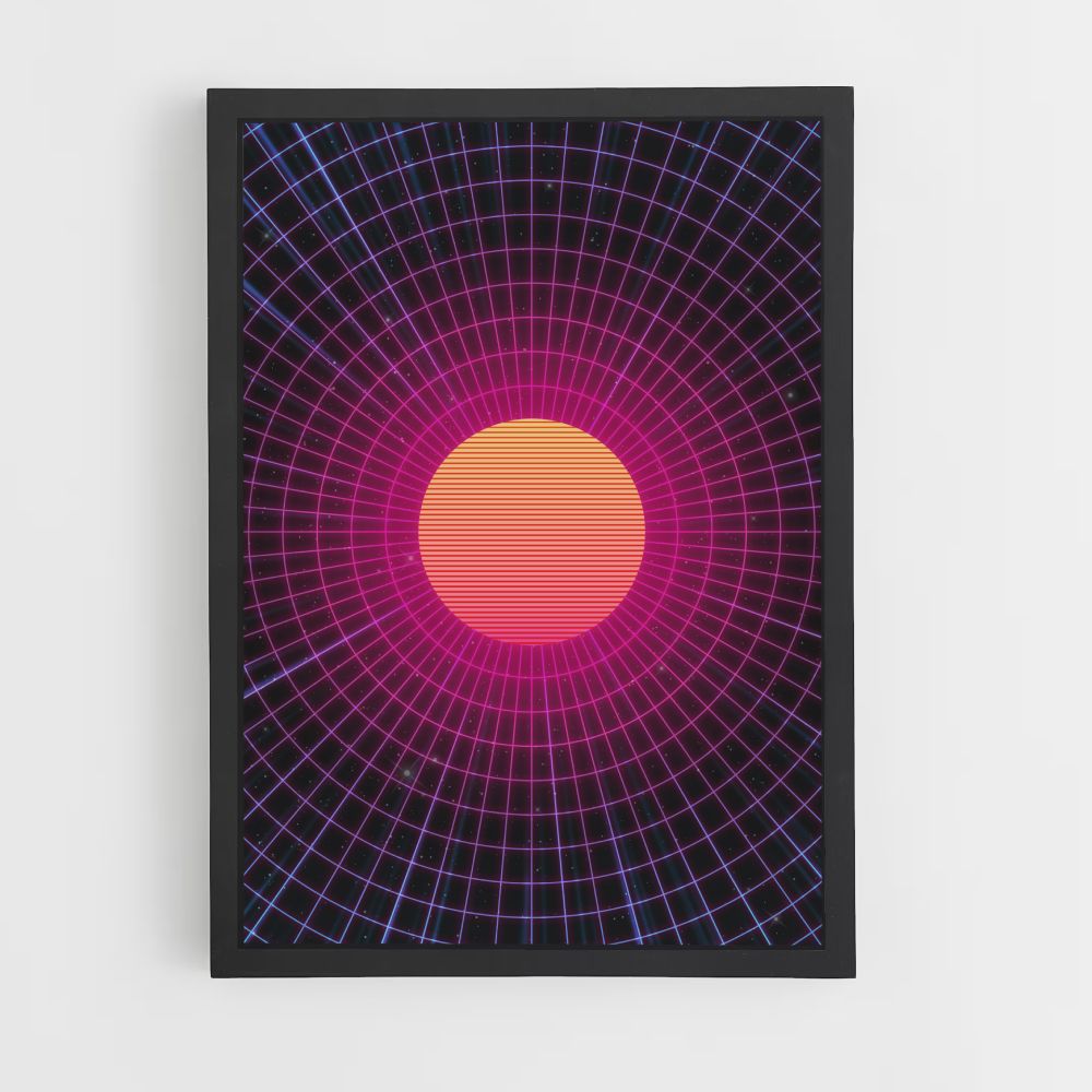 Poster Synthwave Sun