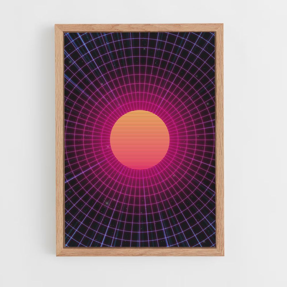 Poster Synthwave Sun