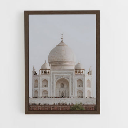 taj-mahal-3 cadre Bois foncé