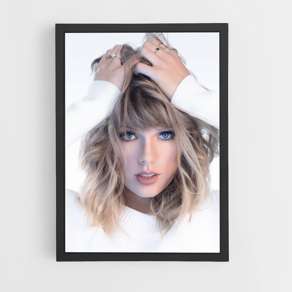 Poster Taylor Swift Weiß