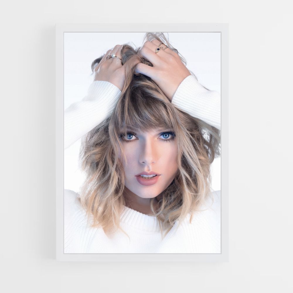 Poster Taylor Swift Weiß